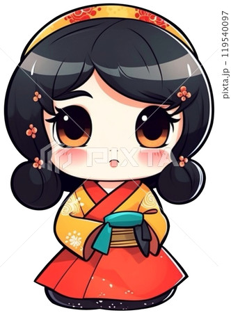 Chibi girl  119540097