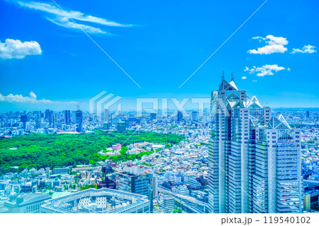 東京初夏の都市風景 119540102