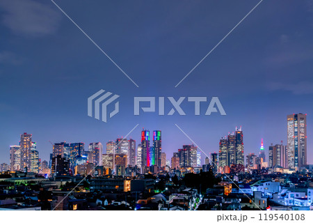 東京・新宿夜景 東京・新宿夜景 119540108