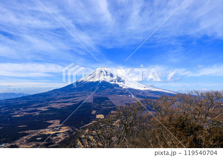 青空富士山 119540704