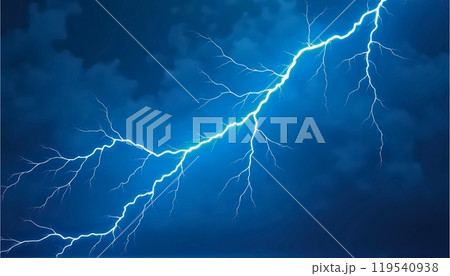 青い稲妻	 119540938