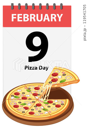 Celebrate Pizza Day on February 9 119541705