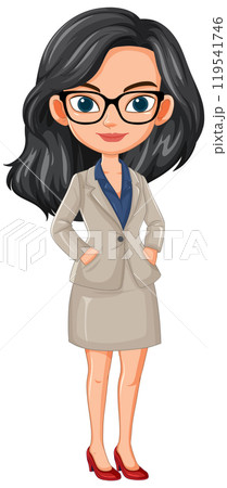 Professional Woman in Business Attire 119541746