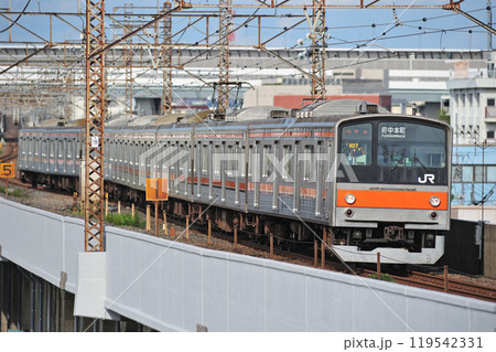 武蔵野線　西浦和－北朝霞　JR東日本　205系　M27編成（幕張） 119542331
