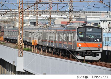 武蔵野線 西浦和-北朝霞 JR東日本 205系 M13編成(幕張) 武蔵野線 西浦和-北朝霞 JR東日本 205系 M13編成(幕張) 119542334