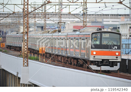 武蔵野線 西浦和-北朝霞 JR東日本 205系 M12編成(幕張) 武蔵野線 西浦和-北朝霞 JR東日本 205系 M12編成(幕張) 119542340