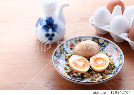 韓国風のやみつき卵 麻薬たまご 韓国風のやみつき卵 麻薬たまご 119542764