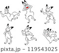 鳥獣戯画　うさぎ　6セット 119543025