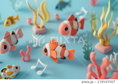 可愛い海水魚の仲間たち 可愛い海水魚の仲間たち 119543507