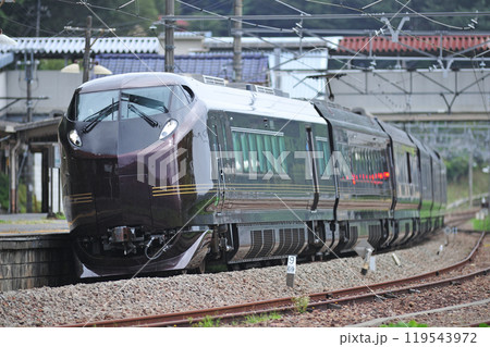 中央本線　上野原　JR東日本　E655（尾久）＋TR（特別車両）　お召し試運転 119543972