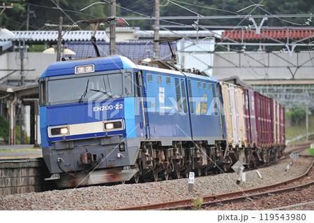 中央本線 上野原 JR貨物 EH200-22(高崎) 中央本線 上野原 JR貨物 EH200-22(高崎) 119543980