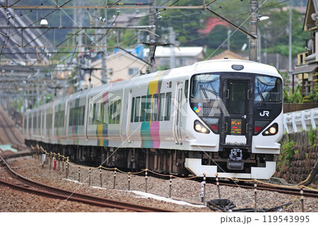 中央本線　四方津－上野原　JR東日本　E257系0番台　M-114編成（松本）　あずさ　かいじ 119543995