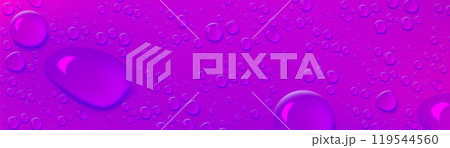 Banner with water droplets and puddles pattern Banner with water droplets and puddles pattern 119544560