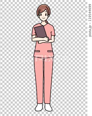 女護士前置姿勢磨砂膏 119544699