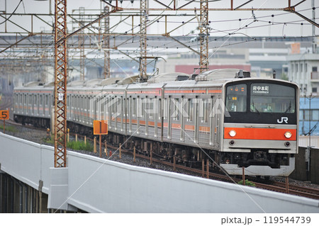 武蔵野線 西浦和-北朝霞 JR東日本 205系 M8編成(幕張) 武蔵野線 西浦和-北朝霞 JR東日本 205系 M8編成(幕張) 119544739