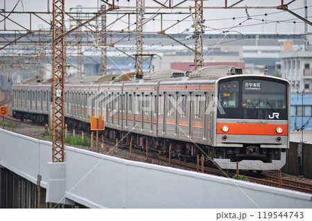 武蔵野線　西浦和－北朝霞　JR東日本　205系　M30編成（幕張） 119544743