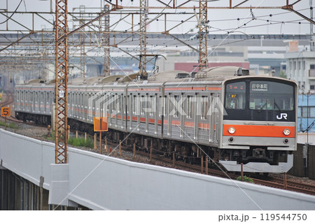 武蔵野線 西浦和-北朝霞 JR東日本 205系 M7編成(幕張) 武蔵野線 西浦和-北朝霞 JR東日本 205系 M7編成(幕張) 119544750