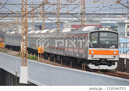 武蔵野線 西浦和-北朝霞 JR東日本 205系 M17編成(幕張) 武蔵野線 西浦和-北朝霞 JR東日本 205系 M17編成(幕張) 119544755