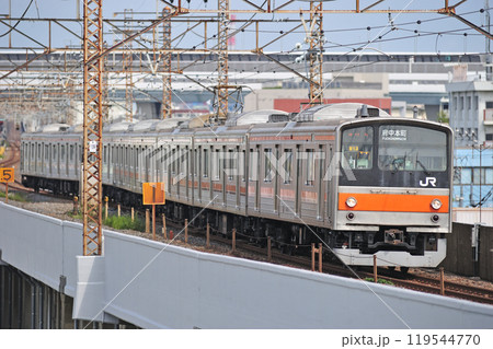 武蔵野線　西浦和－北朝霞　JR東日本　205系　M13編成（幕張） 119544770