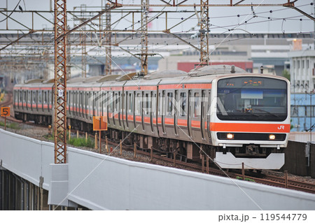 武蔵野線　西浦和－北朝霞　JR東日本　209系500番台　M72編成（幕張） 119544779