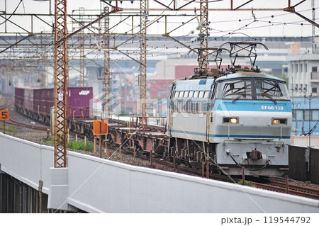 武蔵野線　西浦和－北朝霞　JR貨物　EF66-132（吹田） 119544792