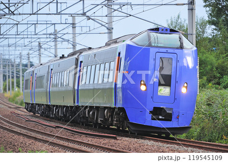 千歳線　島松－北広島　JR北海道　キハ261系1000番台　ST-1201編成　スーパーとかち 119545109