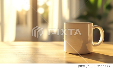 白いマグカップ 119545555