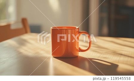 オレンジのマグカップ 119545558