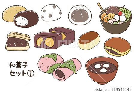 和菓子セット① 119546146