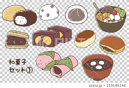 和菓子セット① 119546146