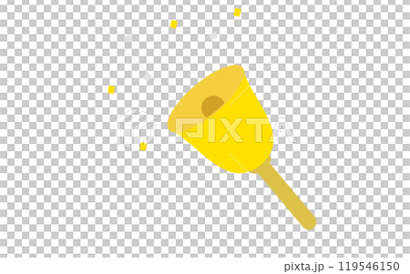 Merry bells and confetti icon 119546150