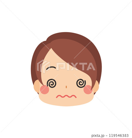 混乱して目がグルグルしている可愛い小さな女の子の絵文字イラスト アイコン 顔 表情 白背景 ベクター 混乱して目がグルグルしている可愛い小さな女の子の絵文字イラスト アイコン 顔 表情 白背景 ベクター 119546383