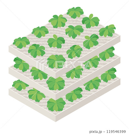 Aquaponic farming isometric. Future plant food production. Modern aeroponic or hydroponics smart farm. Suitable for diagrams, presentation, game asset and other Aquaponic farming isometric. Future plant food production. Modern aeroponic or hydroponics smart farm. Suitable for diagrams, presentation, game asset and other 119546399