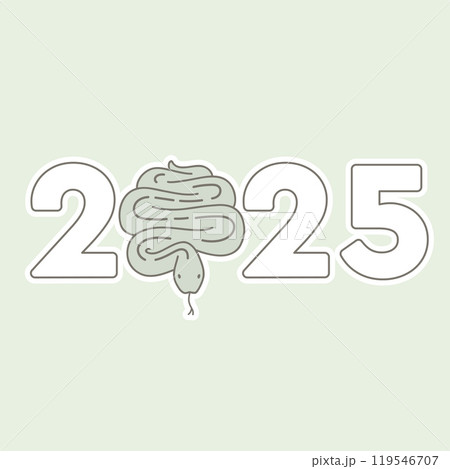 2025 year of the snake. chinese new year banner 119546707