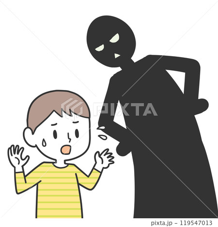 大人に説明をする男子 大人に説明をする男子 119547013