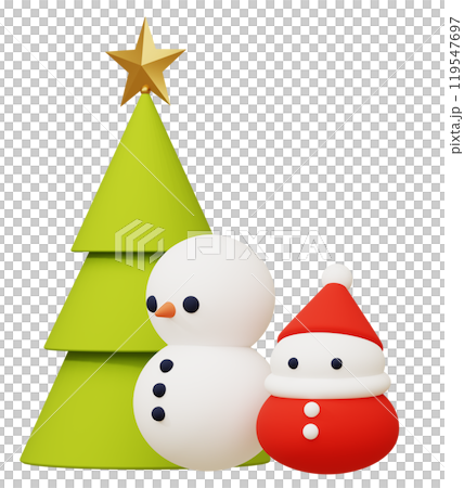 3D material_Christmas ornaments 3D material_Christmas ornaments 119547697