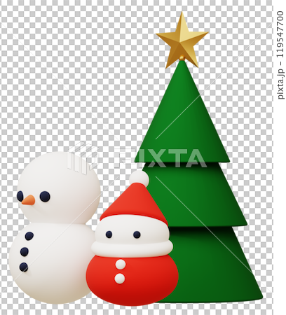 3D material_Christmas ornaments 3D material_Christmas ornaments 119547700