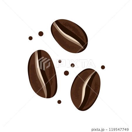 coffee beans vector illustration	 119547749