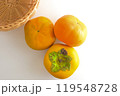 新鮮な柿 119548728