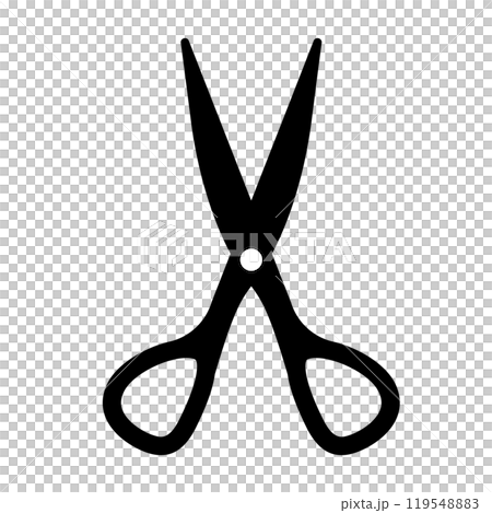 簡單的剪刀圖示說明 119548883