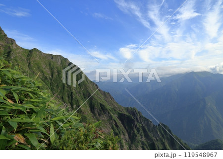 夏の谷川岳の風景 ( 西黒尾根 ) 119548967