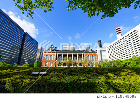 ネオバロック様式で明治時代に建てられた法務省旧本館（東京都千代田区） 119549698