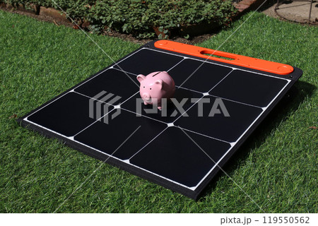 太陽光発電　停電　節電　災害　非常用電源 119550562