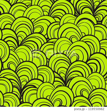 Seamless floral pattern based on traditional folk art ornaments. Colorful flowers on color background. Scandinavian style. Sweden nordic style. Vector illustration. Simple minimalistic pattern 119550982