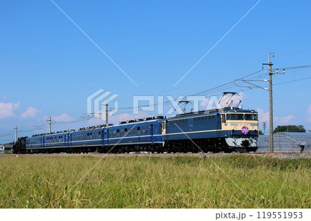 【JR東日本】EF65形＋12系＋C61形 快速「EL ぐんまきりゅう」（両毛線：伊勢崎〜駒形） 119551953