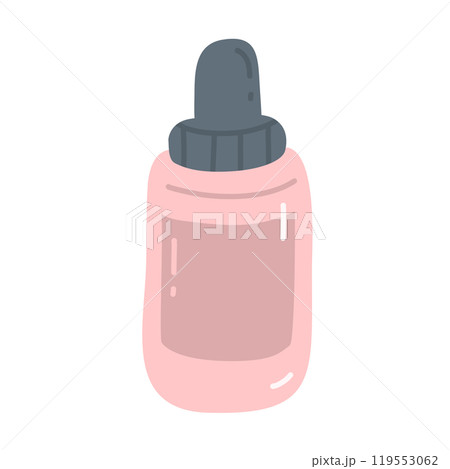 hand drawn skin care toner 119553062