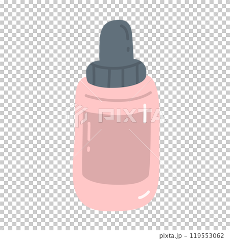 hand drawn skin care toner 119553062