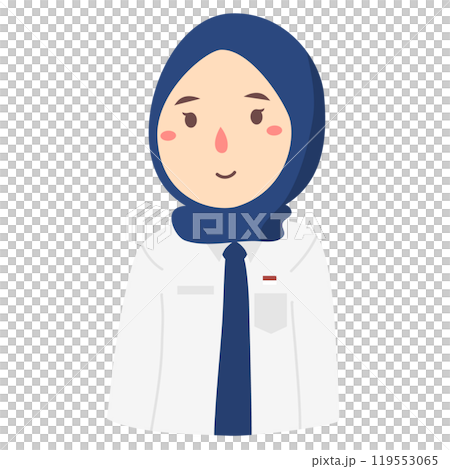 hijab school uniform 119553065