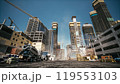 Large construction site. Construction of a modern district. Construction site of residential buildings. Construction process 119553103
