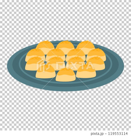 nastar cookies on plate nastar cookies on plate 119553114
